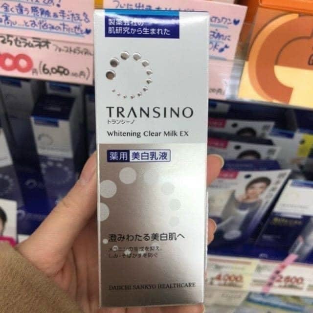 Sữa Dưỡng Transino Whitening Clear Milk Trắng Da 120Ml