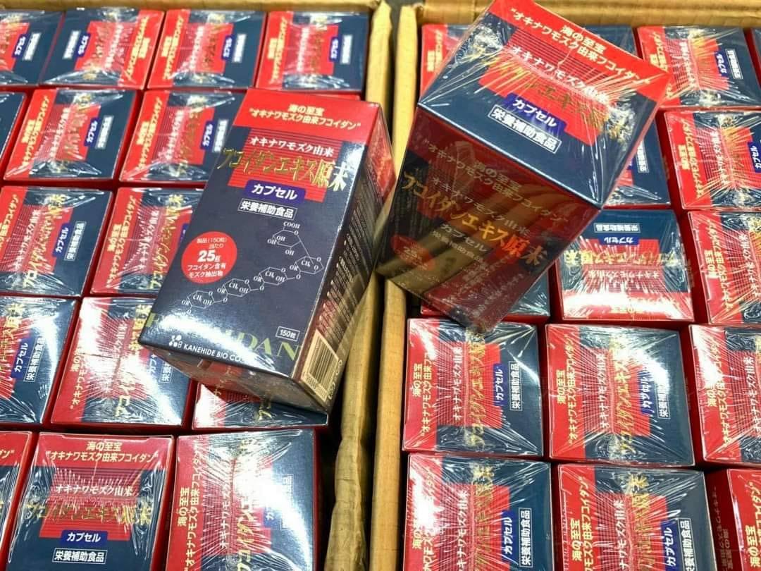 Tảo Hỗ Trợ Điều Trị Ung Thư Fucoidan Đỏ 150 Viên