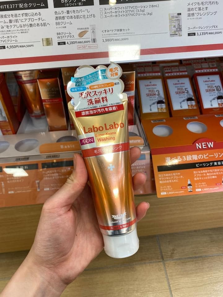 Sữa Rửa Mặt Labo Labo Super Keana Washing 120G