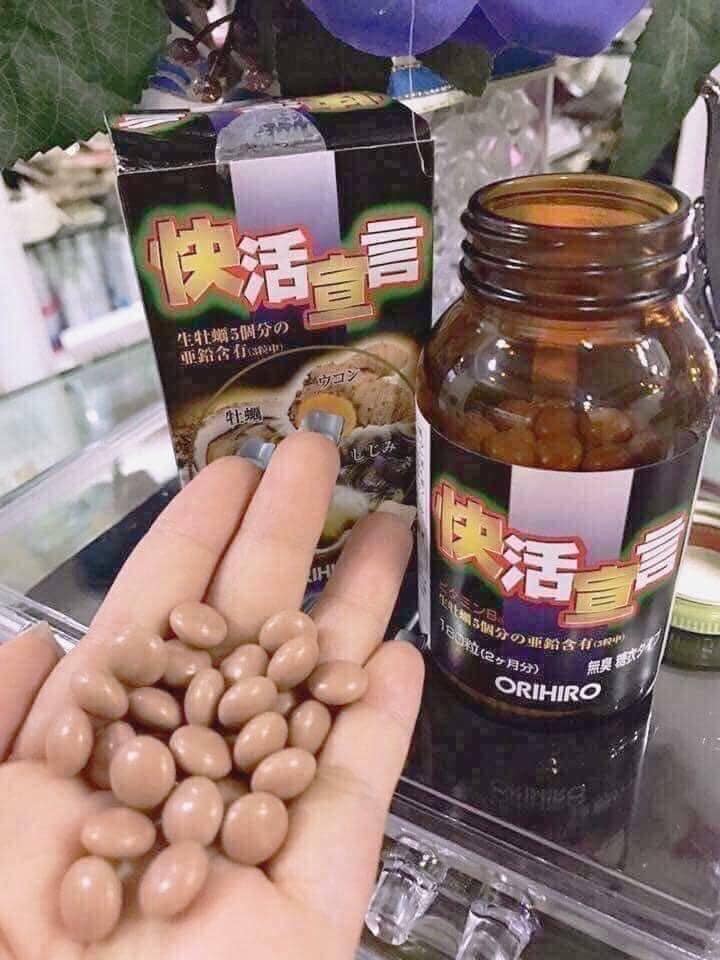 Tinh Chất Hàu Tươi Tỏi Nghệ Orihiro 180V
