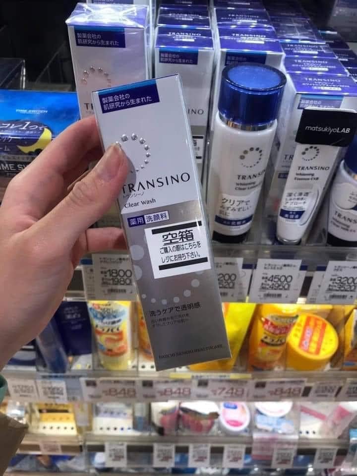 Sữa Rửa Mặt Transino Clear Wash 100G