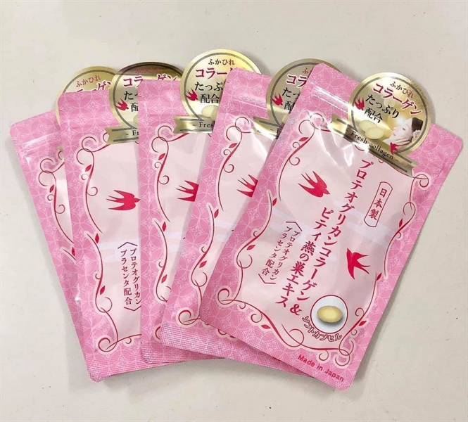 Viên Uống Collagen Tươi Và Sụn Mũi Cá Hồi Nhật Bản 30V