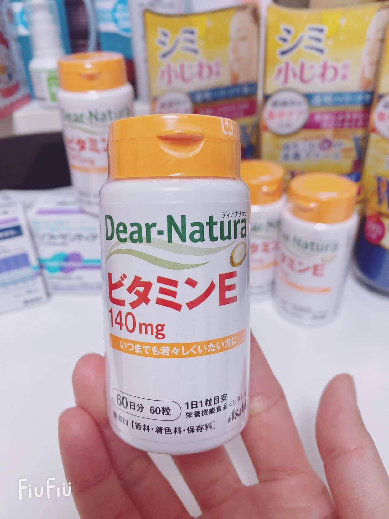 Viên uống Vitamin E hữu cơ của ASAHI 60 viên (hàng air order)
