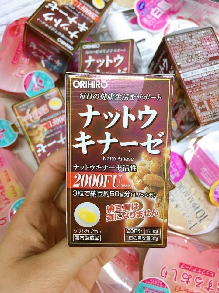 Viên Uống Phòng Chống Đột Quỵ Nattokinase 2000Fu Orihiro 60 Viên