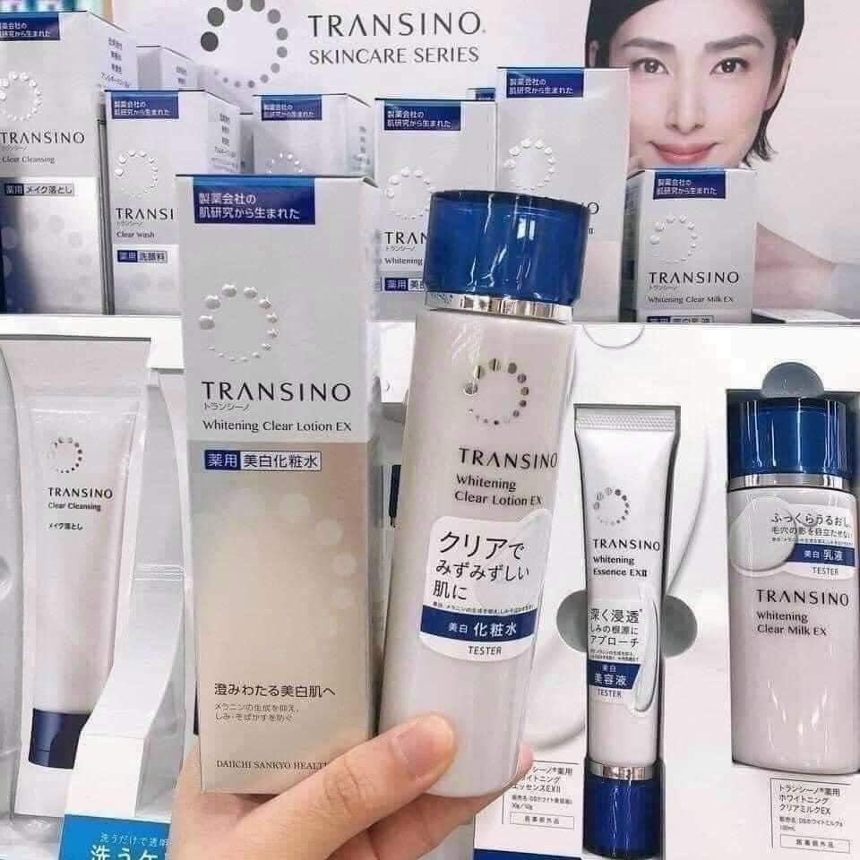 Nước Hoa Hồng Transino Whitening Clean Lotion 150ml mẫu mới