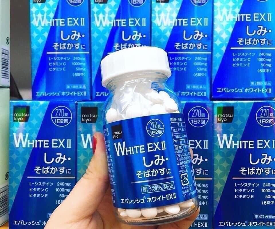 Viên Uống Trắng Da White Ex Ii 270 Viên