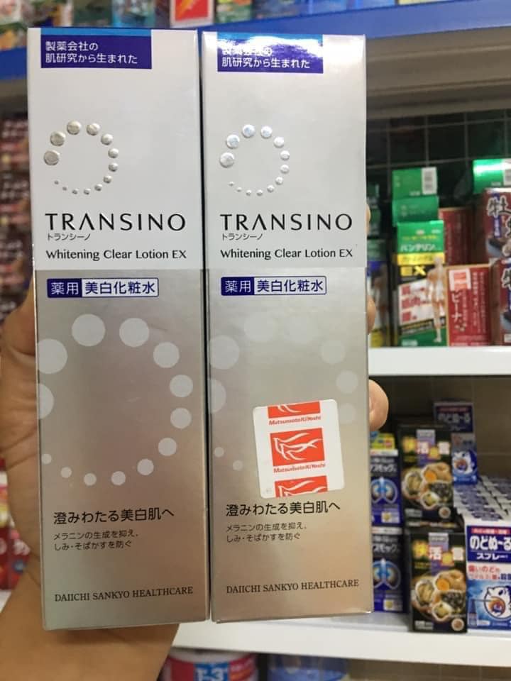 Nước Hoa Hồng Transino Whitening Clean Lotion 150ml mẫu mới