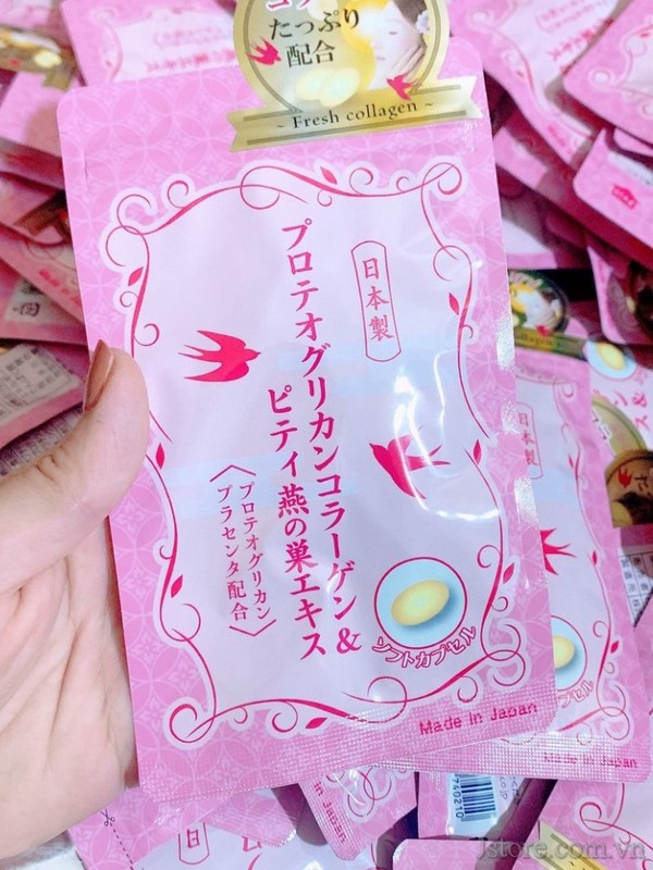 Viên Uống Collagen Tươi Và Sụn Mũi Cá Hồi Nhật Bản 30V