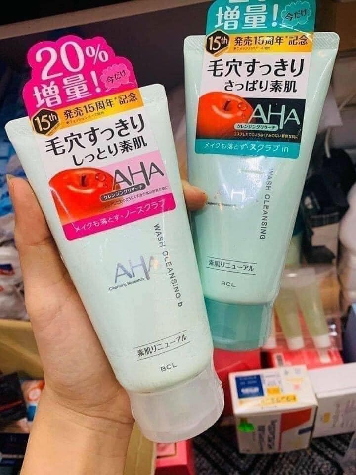 Sữa Rửa Mặt Aha Cleansing Research Nhật Bản 120G