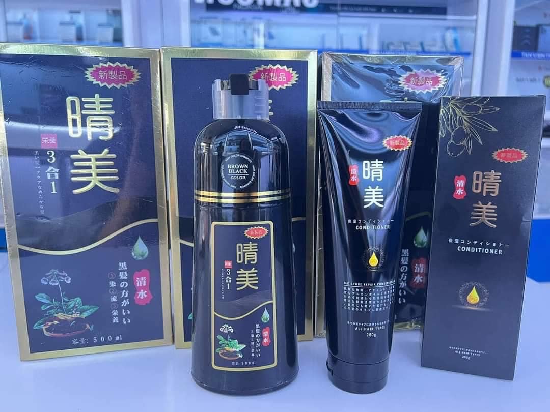 Dầu Gội Phủ Bạc Komi Nhật Bản [Có Lược]