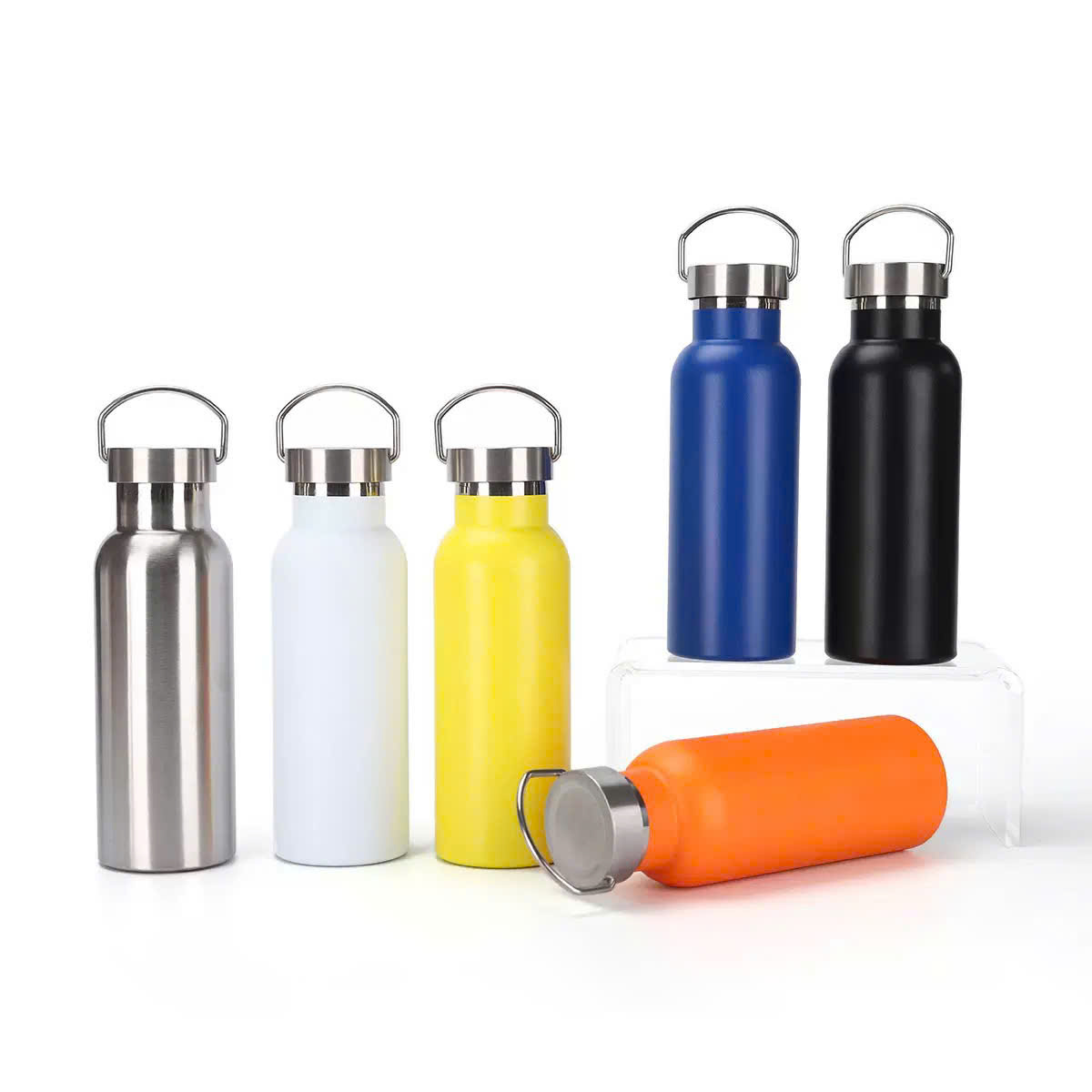 Bình giữ nhiệt quai xách, in khắc logo doanh nghiệp , HT16