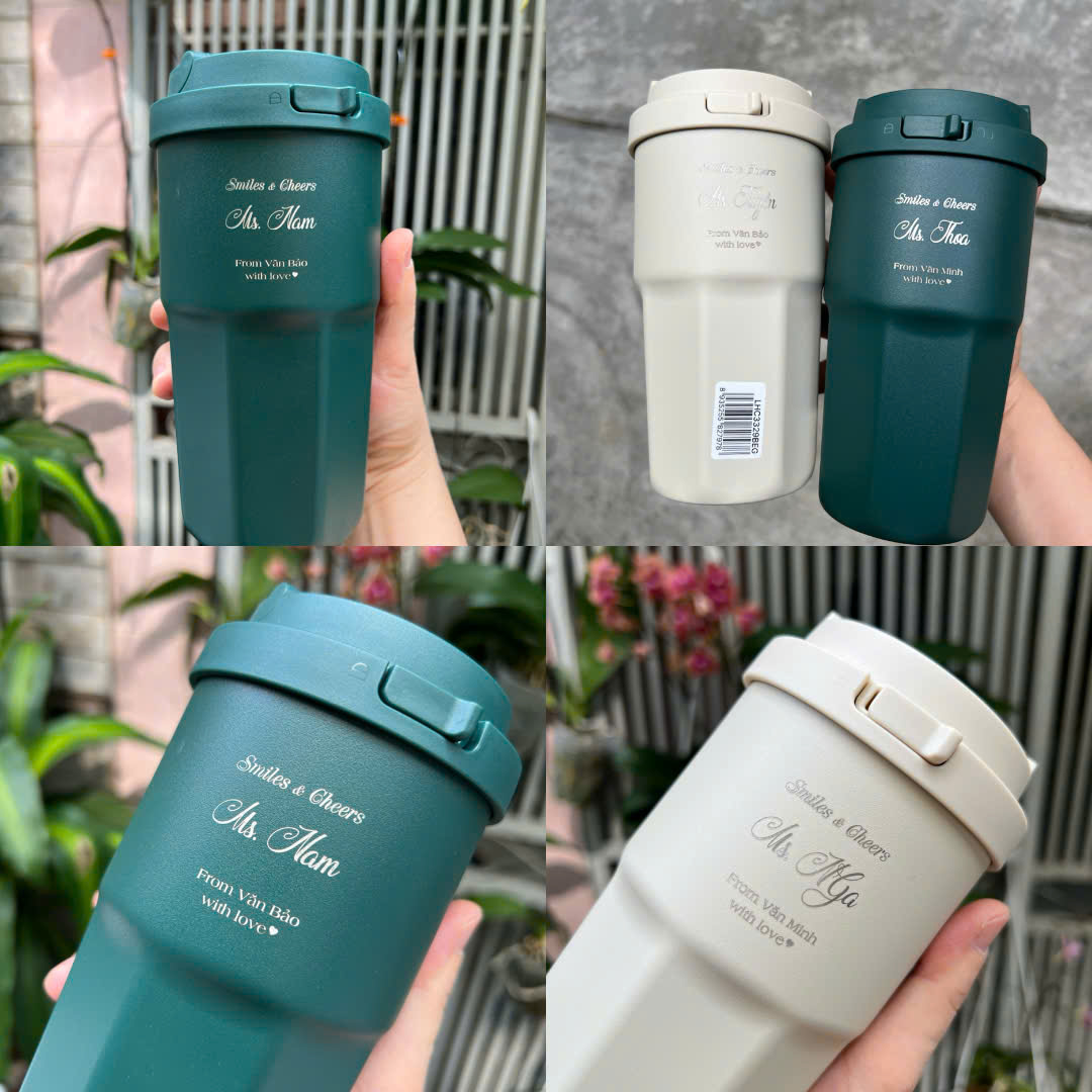 Ly giữ nhiệt LocknLock LHC3329 460ml khắc tên quà tặng