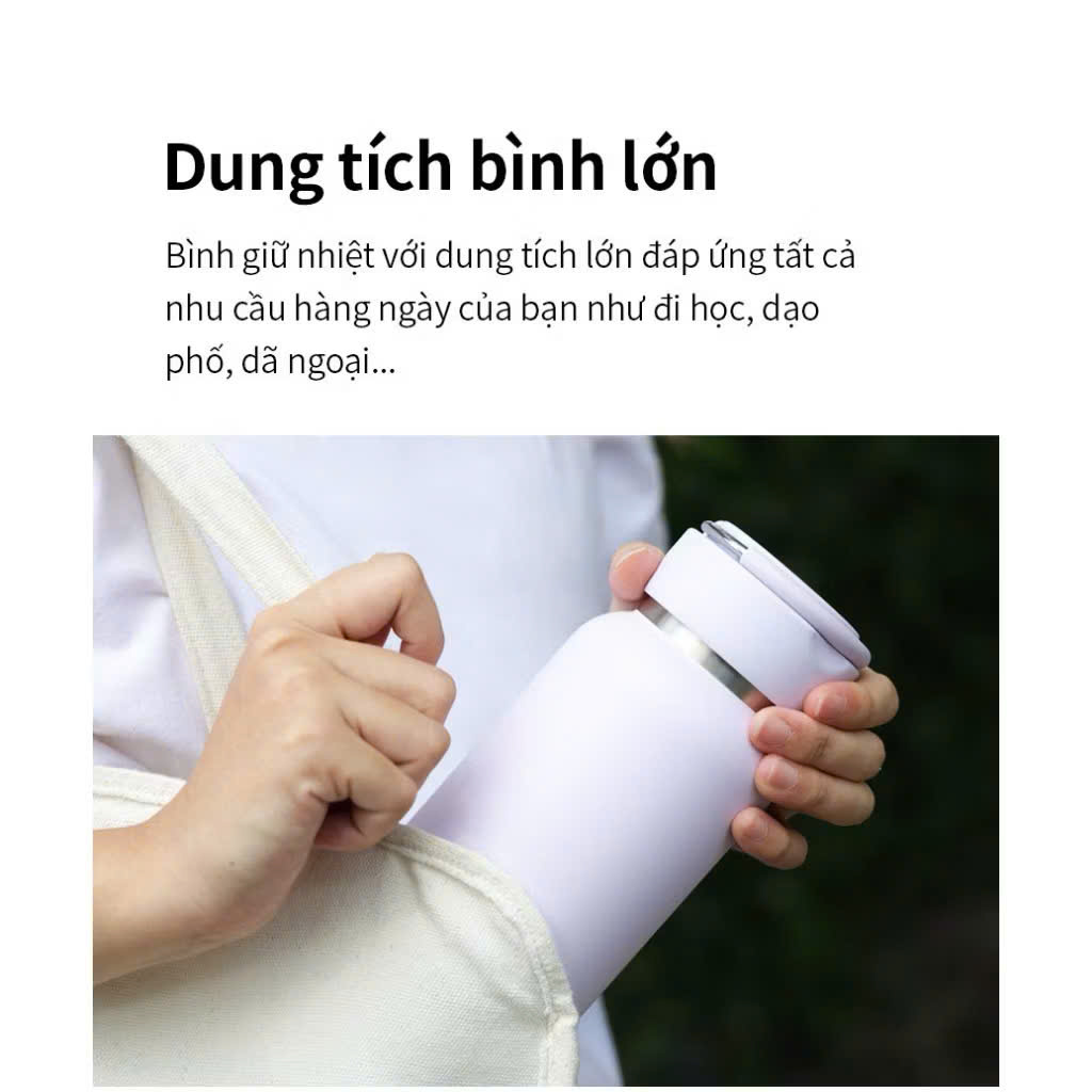 Bình giữ nhiệt in khắc logo theo yêu cầu LHC4321-4322