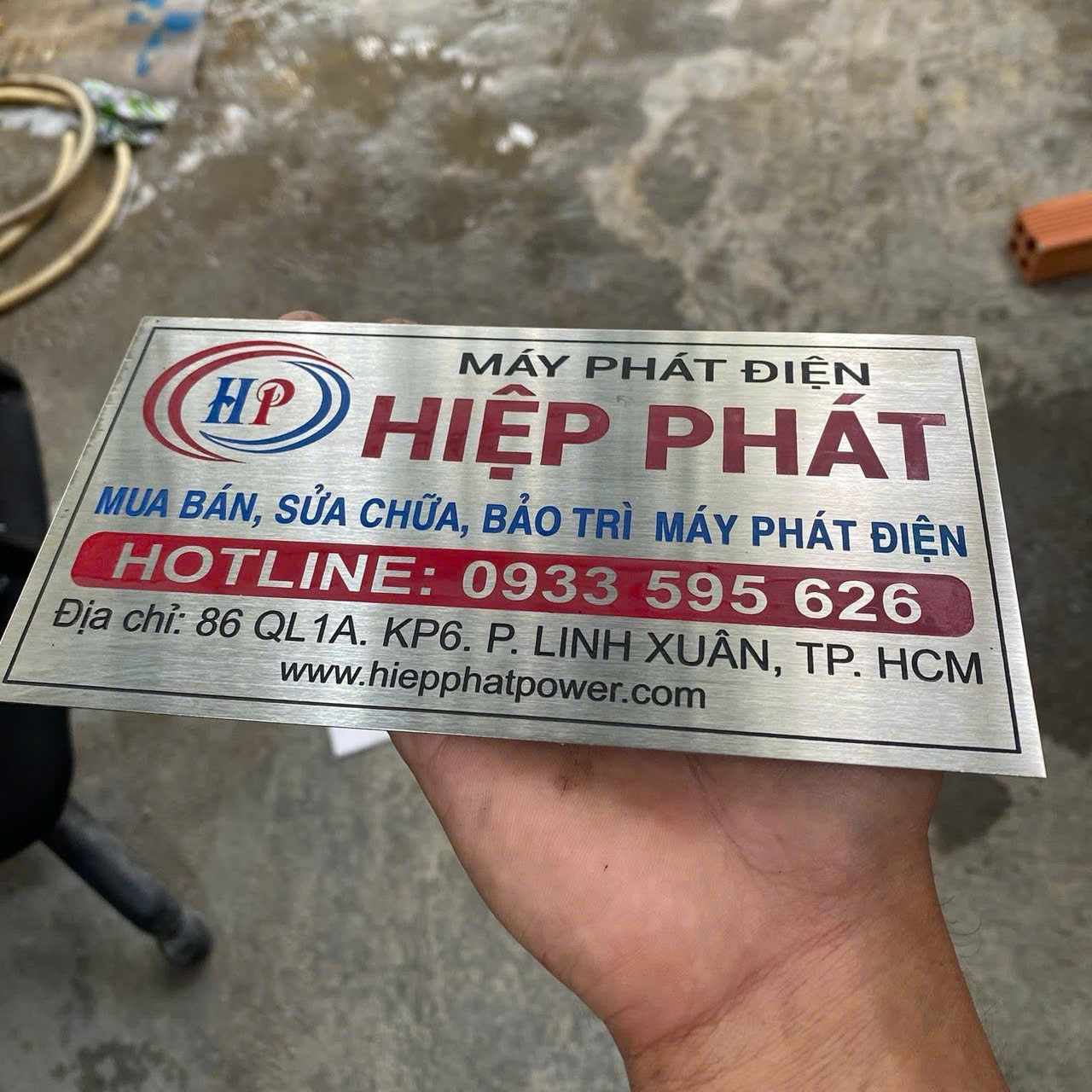 Ăn mòn tem inox theo yêu cầu