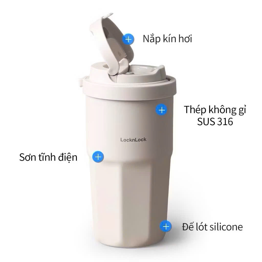 Ly giữ nhiệt LocknLock LHC3329 460ml khắc tên quà tặng