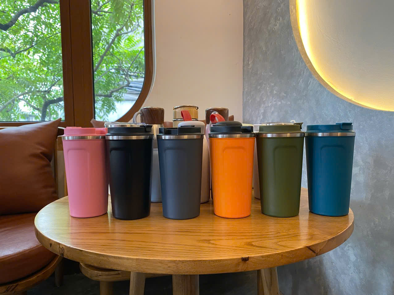 Ly giữ nhiệt quà tặng, in khắc theo yêu cầu, HT55