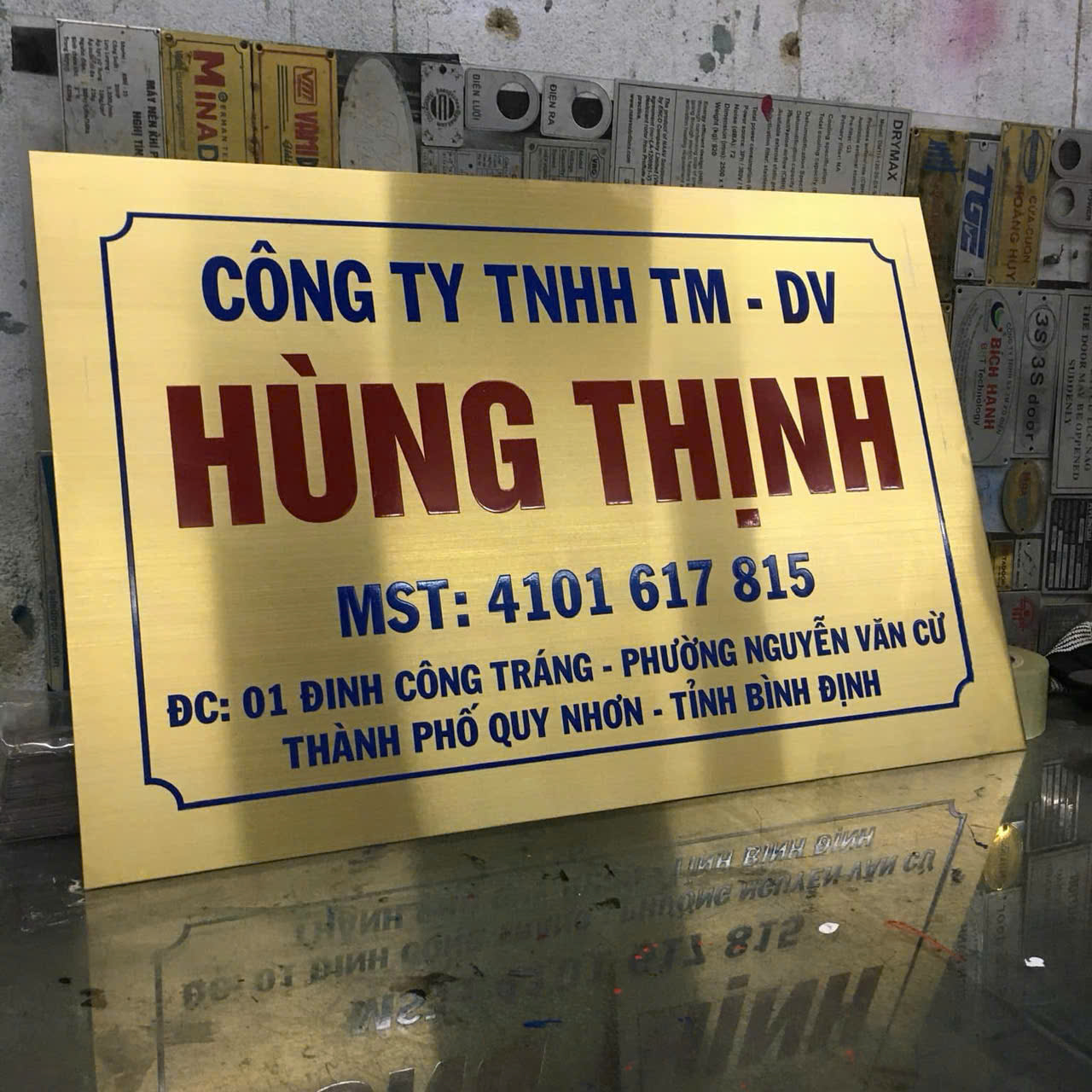 Ăn mòn tem inox theo yêu cầu