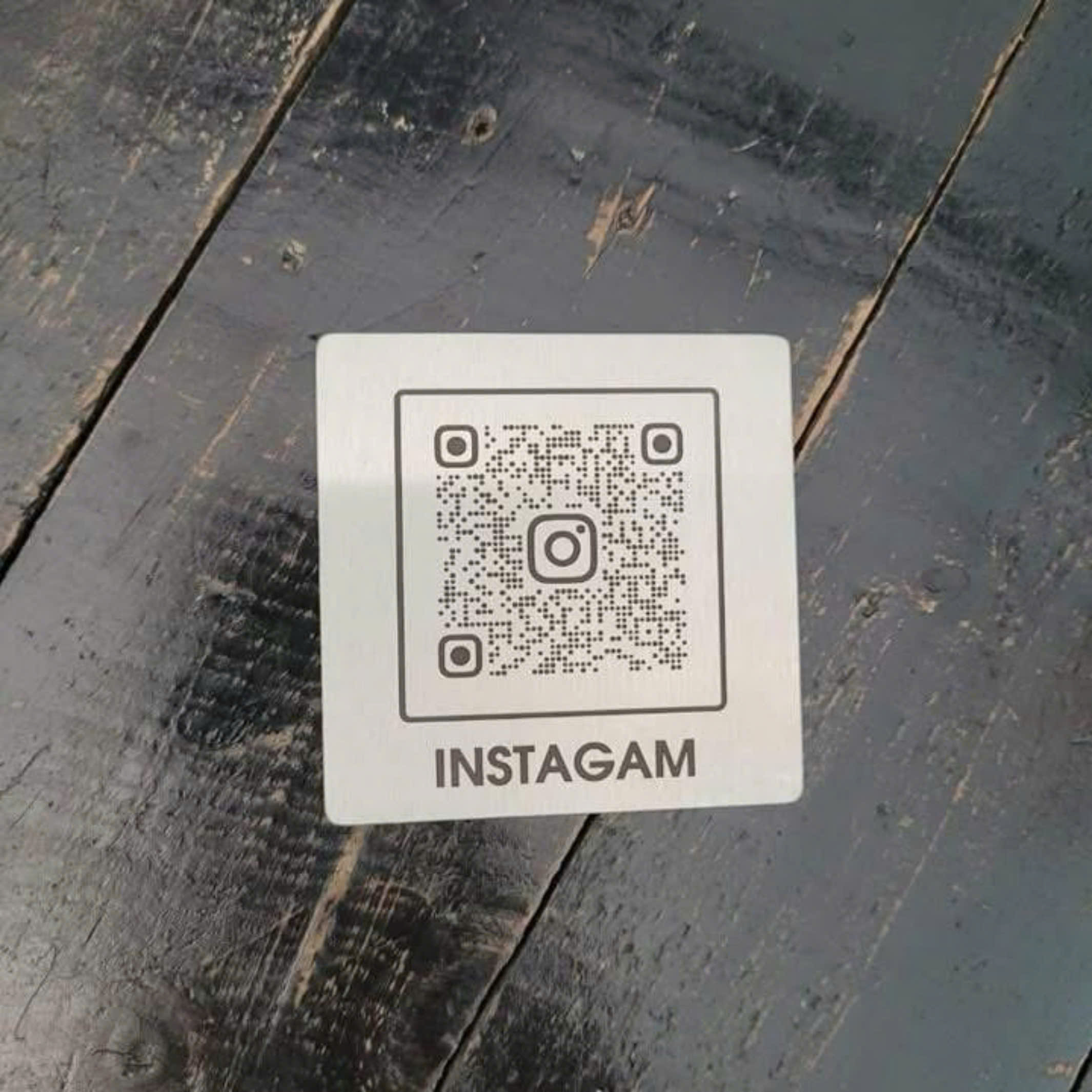 Tem inox QR code