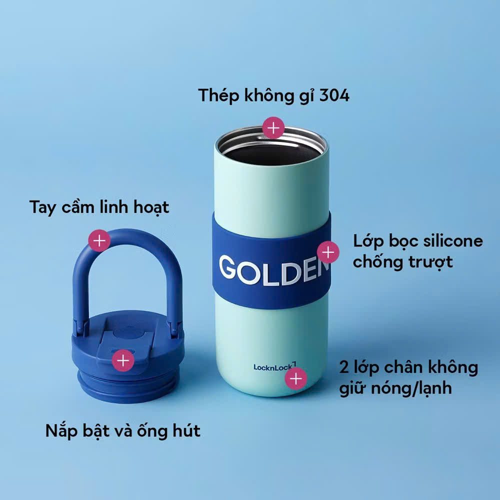 LocknLock LHC4436 550ml in khắc logo