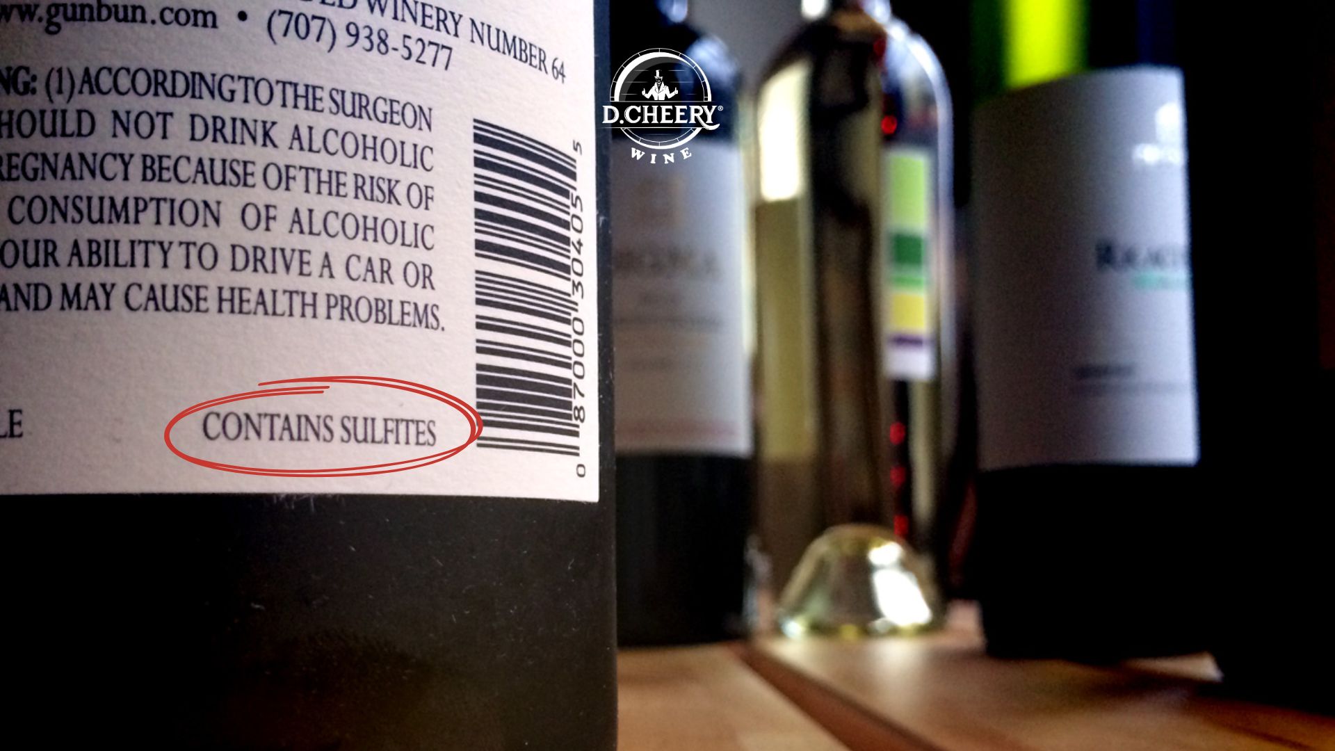 Sulfites trong rượu vang