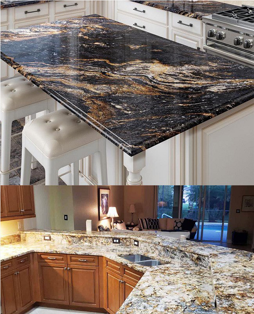Đá Bếp Đá tự nhiên Granite – Fusion Gold