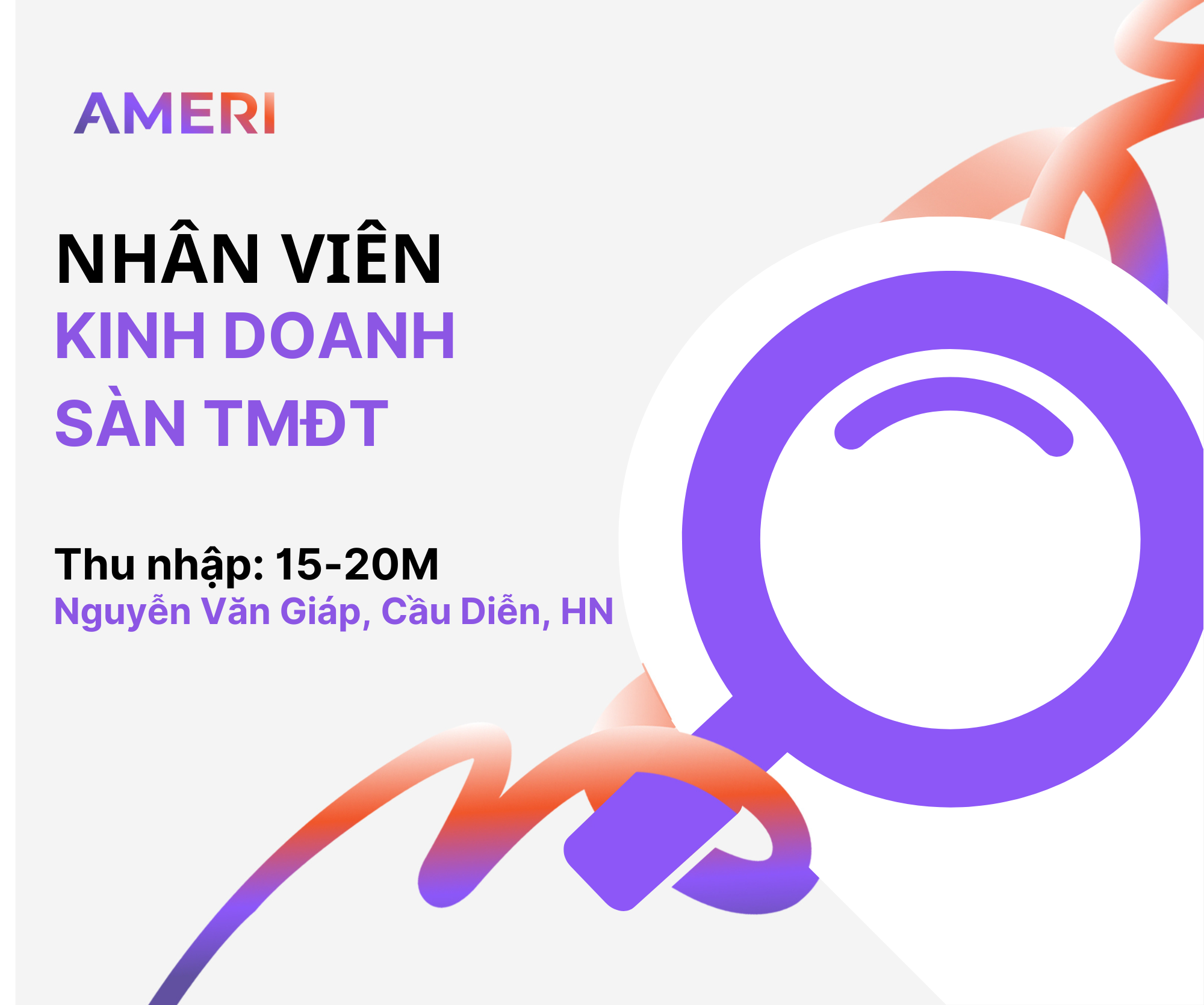 NHÂN VIÊN KINH DOANH (KÊNH ĐẠI LÝ SÀN TMĐT)
