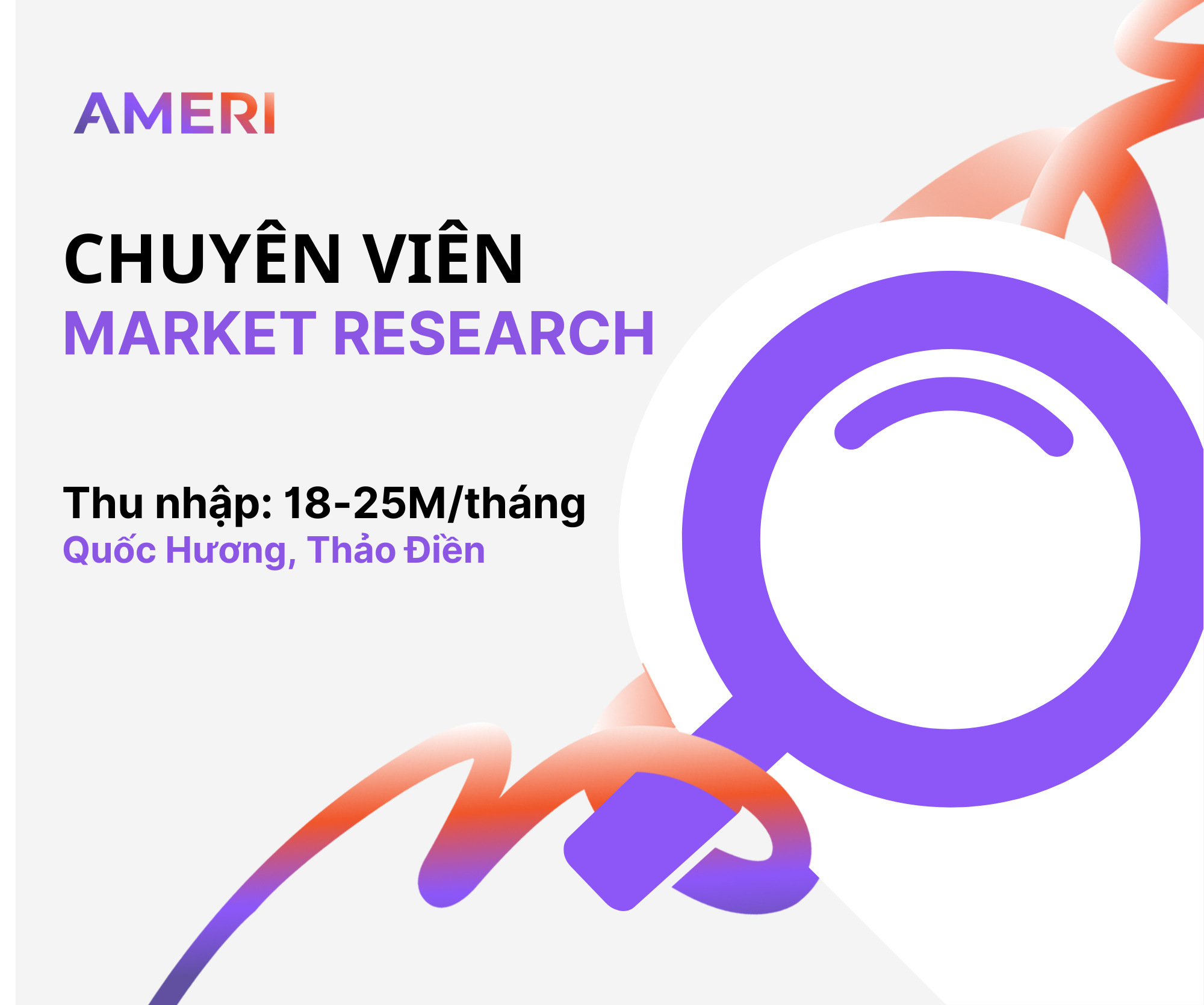 CHUYÊN VIÊN NCTT DƯỢC MỸ PHẨM - MARKET RESEARCH