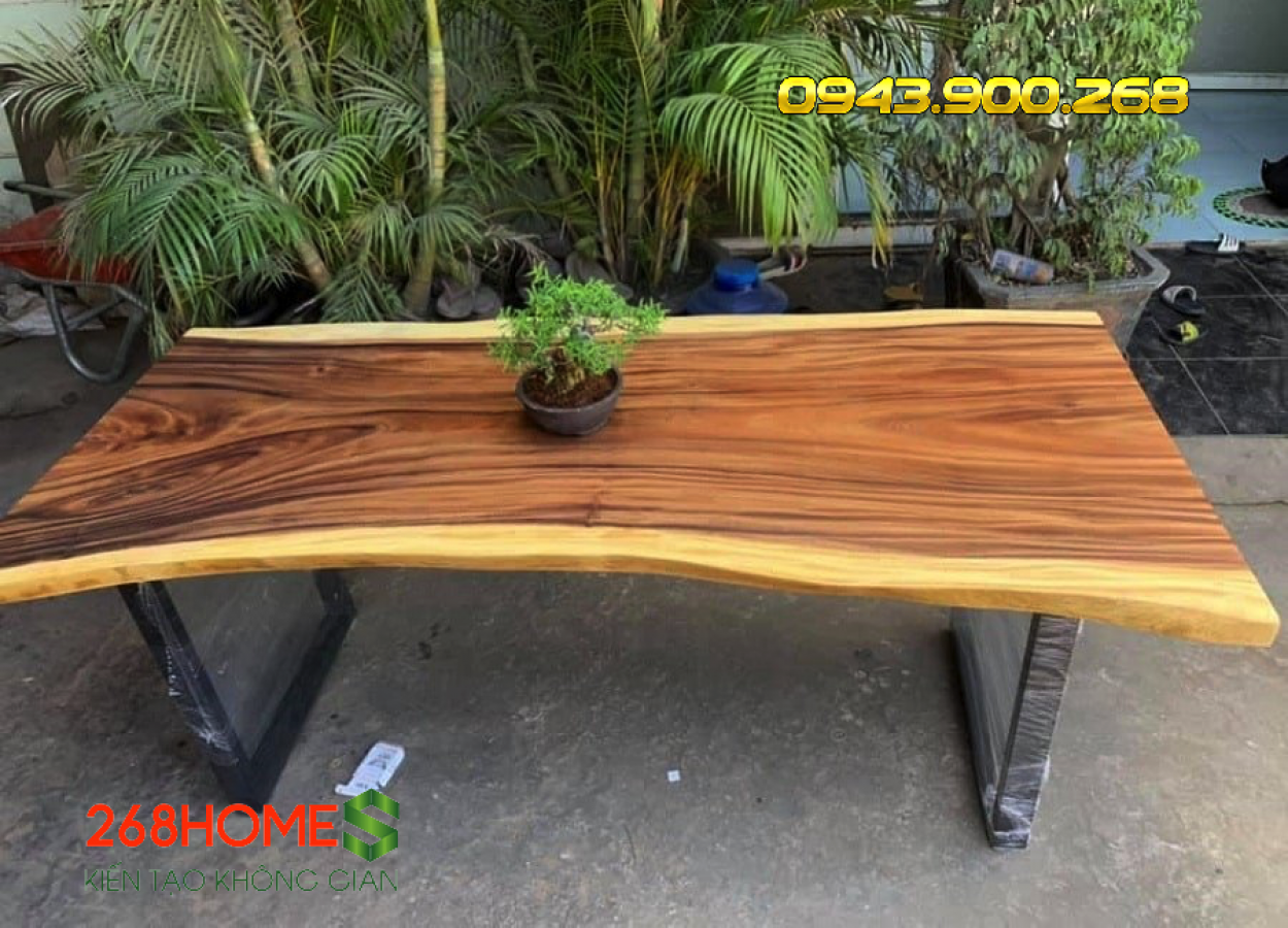 Bàn gỗ nguyên khối  giá rẻ HA610