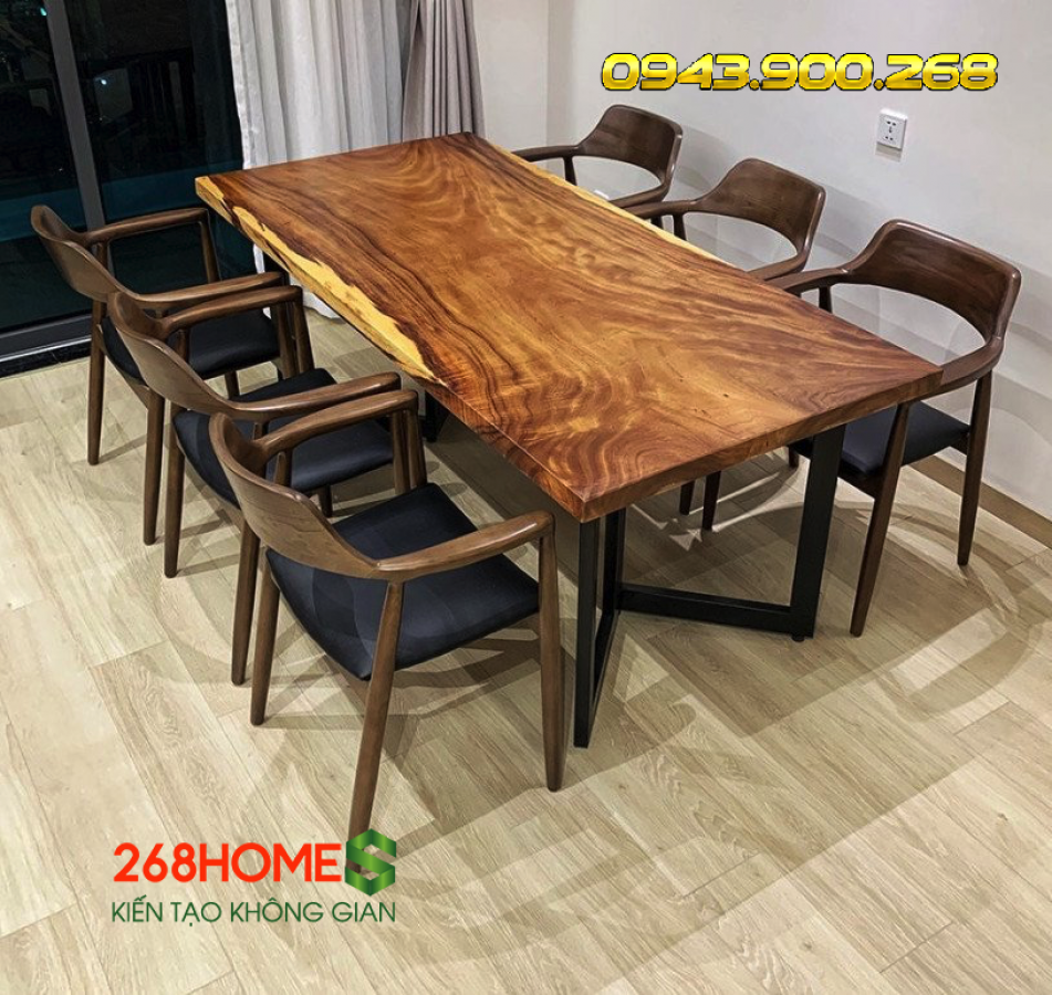 Bộ bàn ghế cafe gỗ HA718