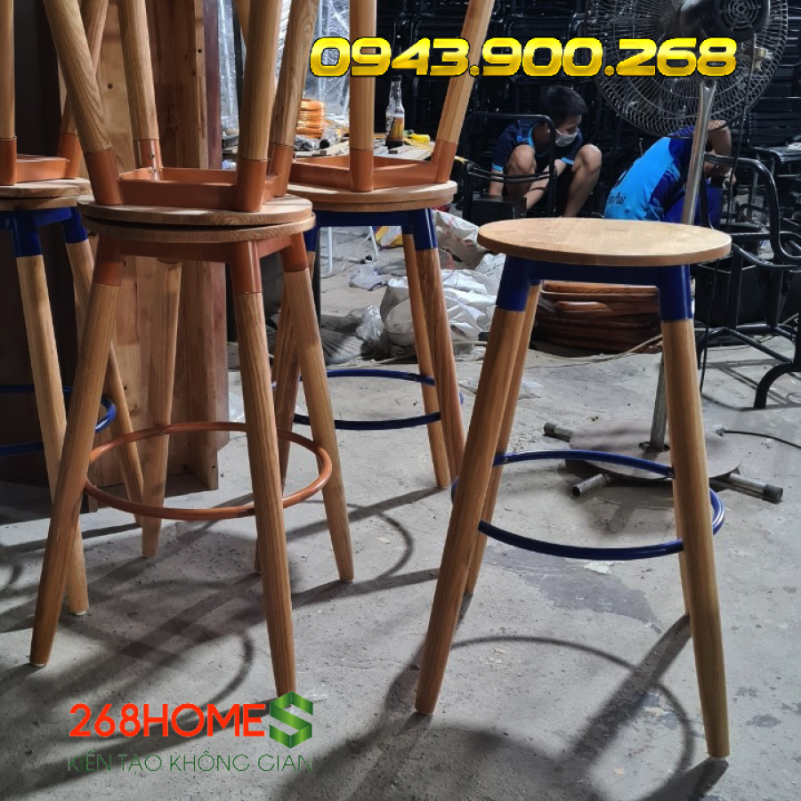 Ghế bar mặt tròn HD305