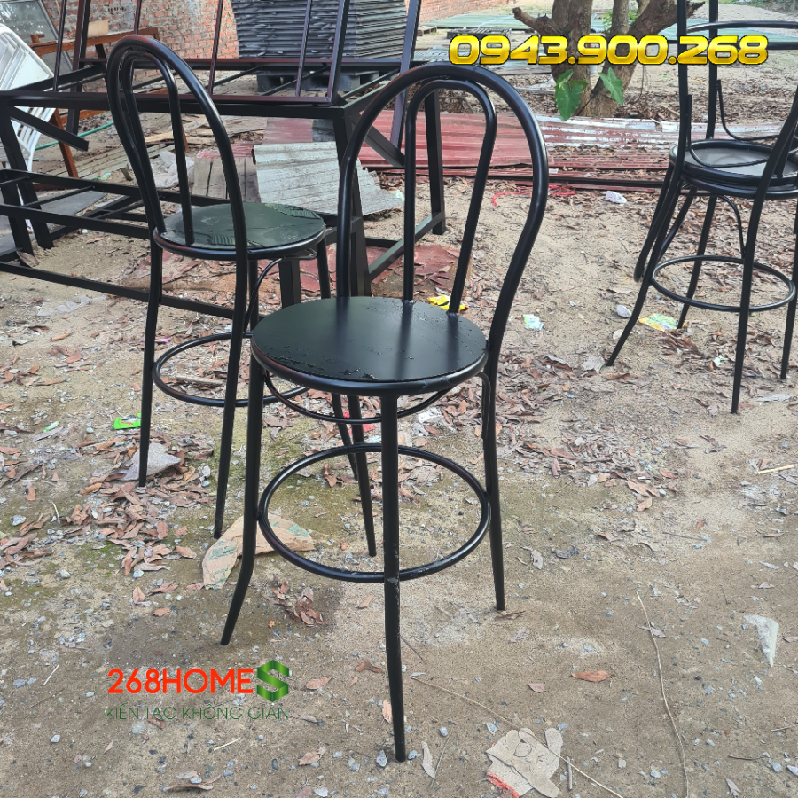 Ghế bar cao ngoài trời HD313