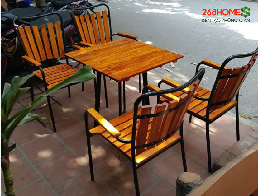 Bàn ghế ngoài trời HA326