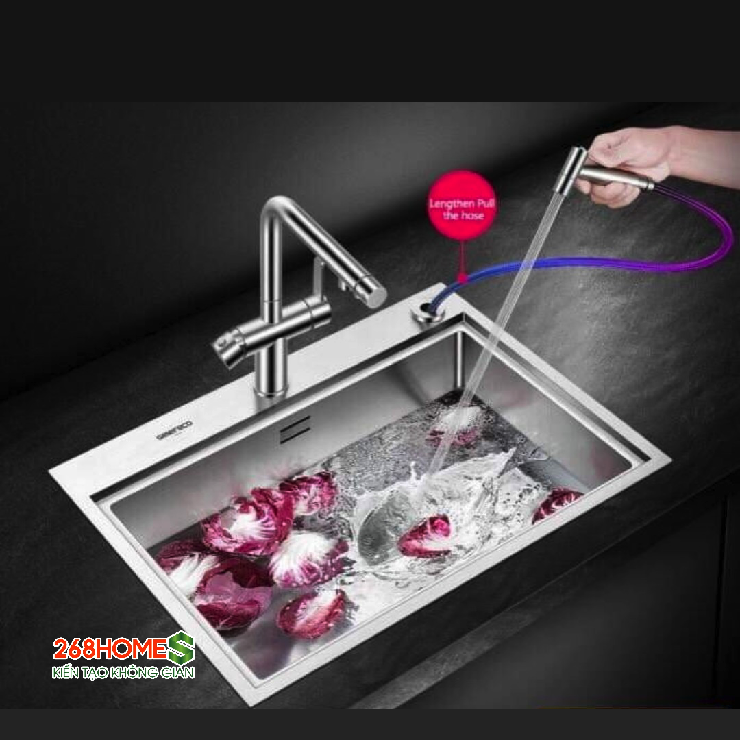 Chậu rửa bát inox CRB-02