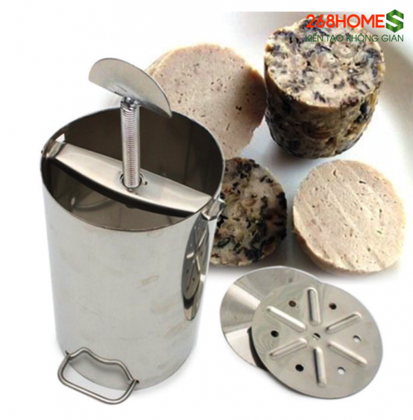 Khuôn inox làm giò 1kg