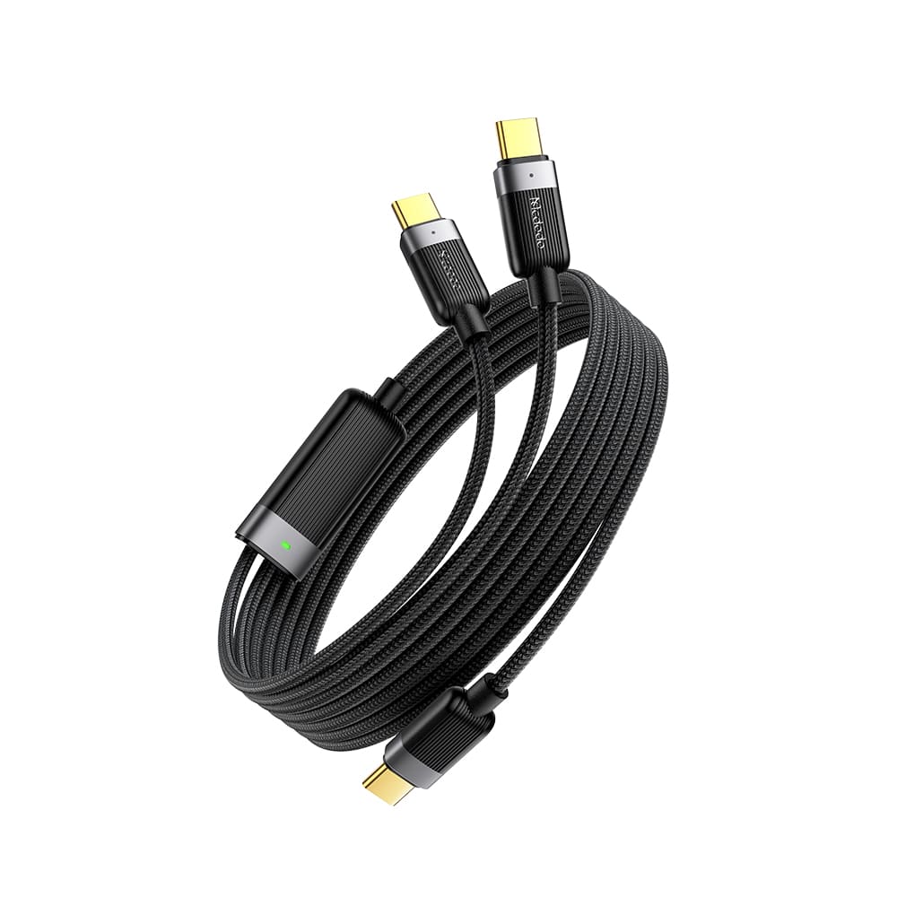 Cáp Sạc Nhanh Mcdodo Type-C to Dual Type-C 100W Self-Winding Smart Cable 100W