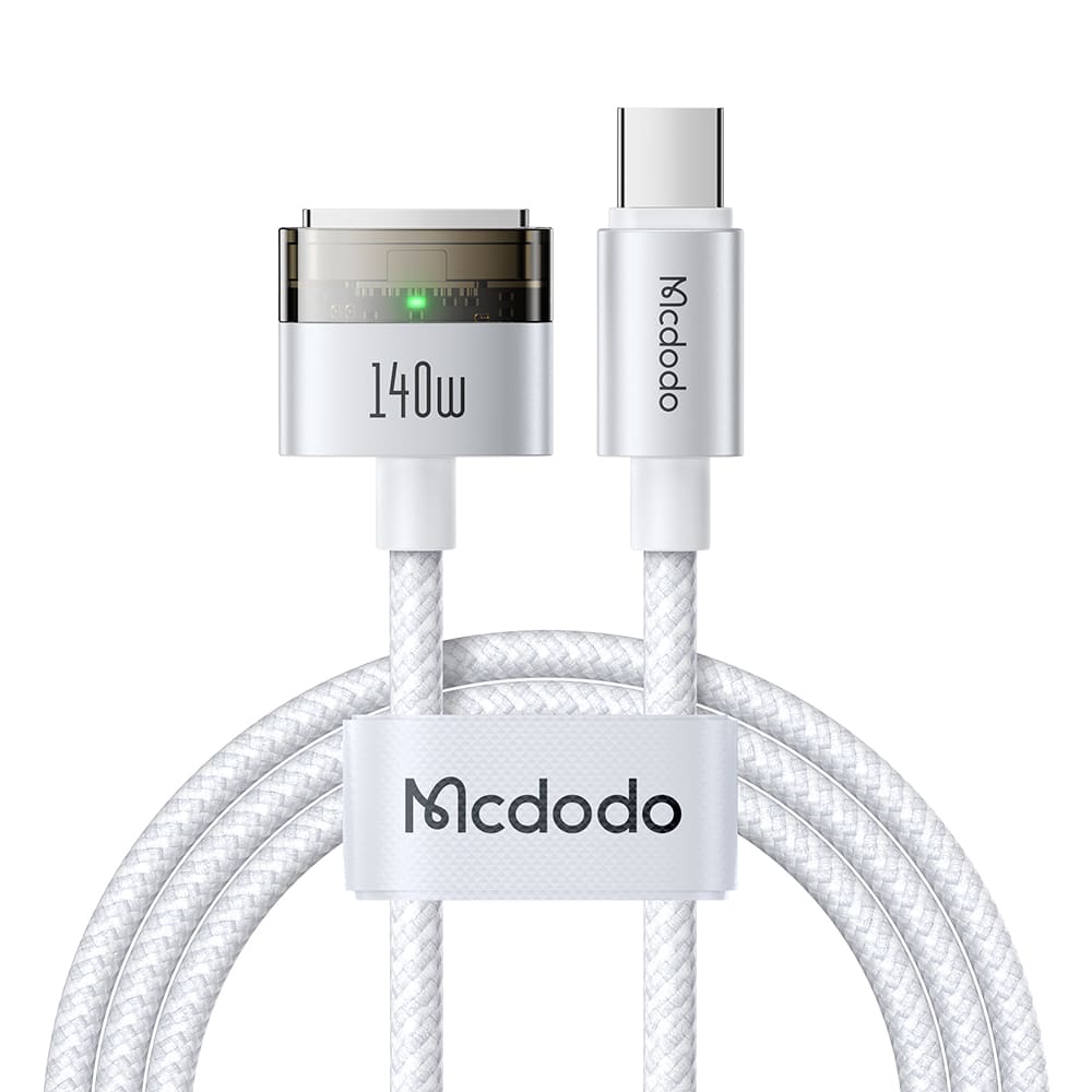 Cáp Sạc Mcdodo Luma 140W Type-C to Magsafe3 | Cổng Sạc Từ Tính Cho Mac, Có Đèn LED Báo