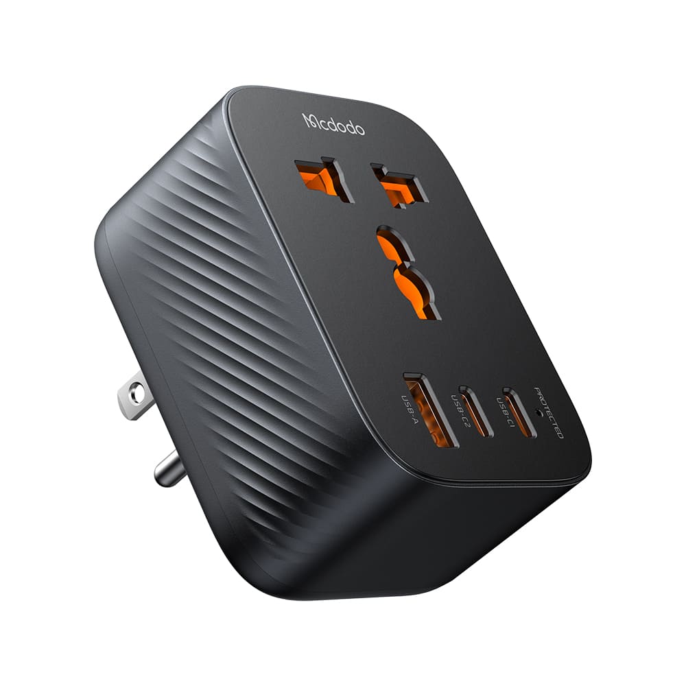 Cốc Sạc Kiêm Phích Cắm Chuyển Đổi Trabel Plus Adapter 2Type-C + USB 20W