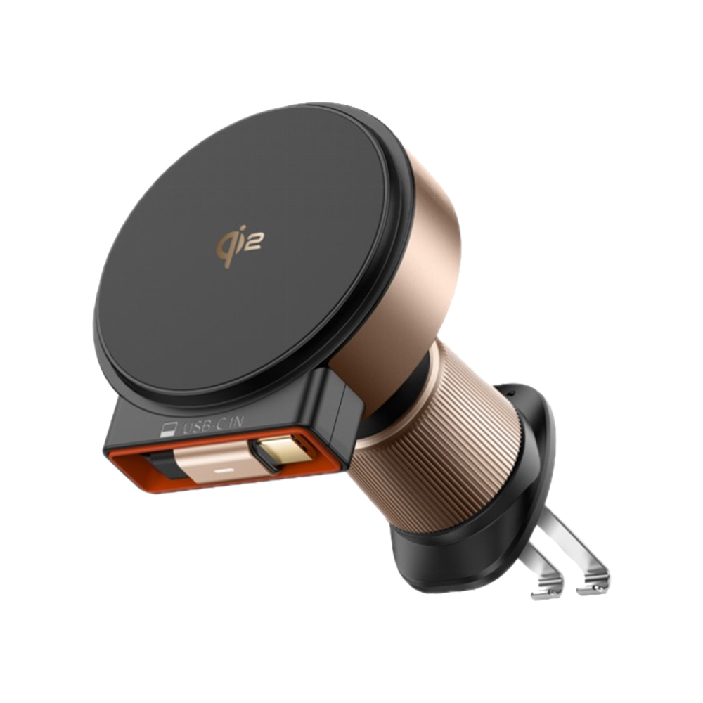 Giá Đỡ Ô Tô Mcdodo MagQ Qi2 Kèm Dây Tự Rút Gọn | Sạc Không Dây 15W, Chứng Nhận Qi2