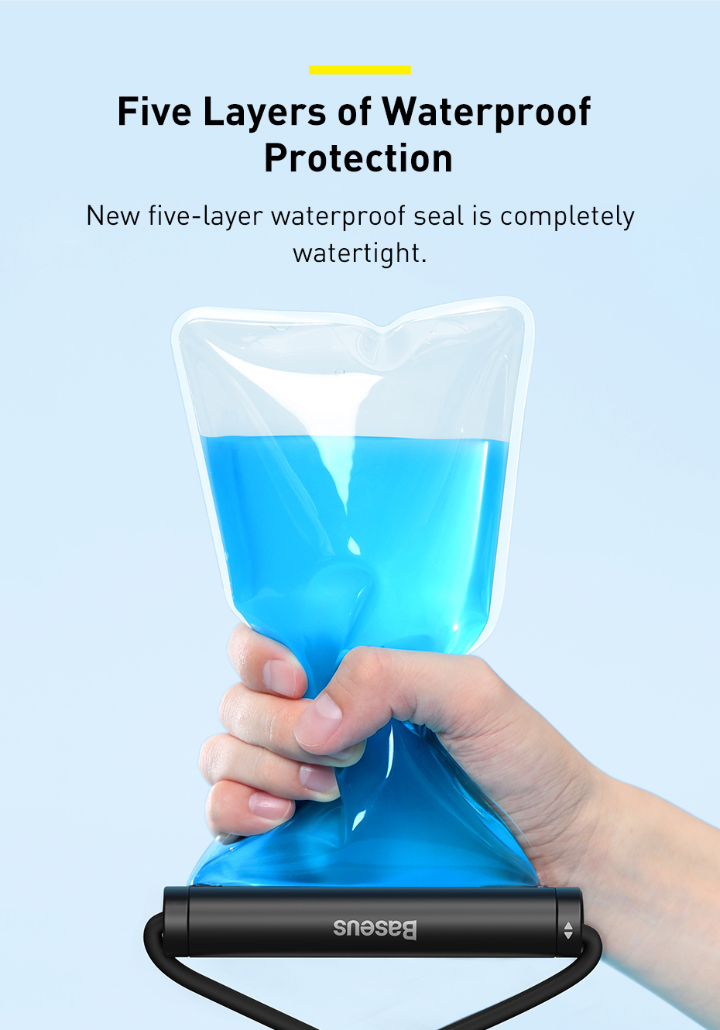 Túi Chống Nước Điện Thoại Baseus AquaGlide | Đi Biển, Bơi Lội, Chụp Ảnh Dưới Nước