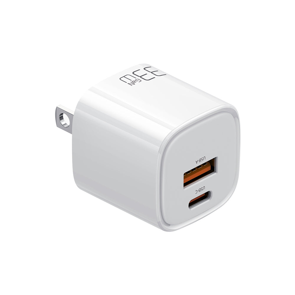 Củ Sạc Nhanh Mcdodo Nano GaN 33W | 2 Cổng Type-C & USB, Siêu Nhỏ Gọn, Sạc PD + QC