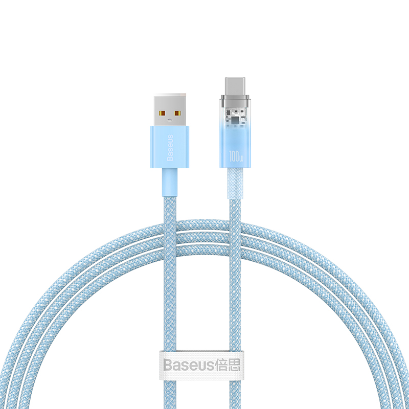 Cáp Sạc Nhanh Baseus Explorer Series USB to Type-C 100W | Tự Động Ngắt Khi Quá Nhiệt