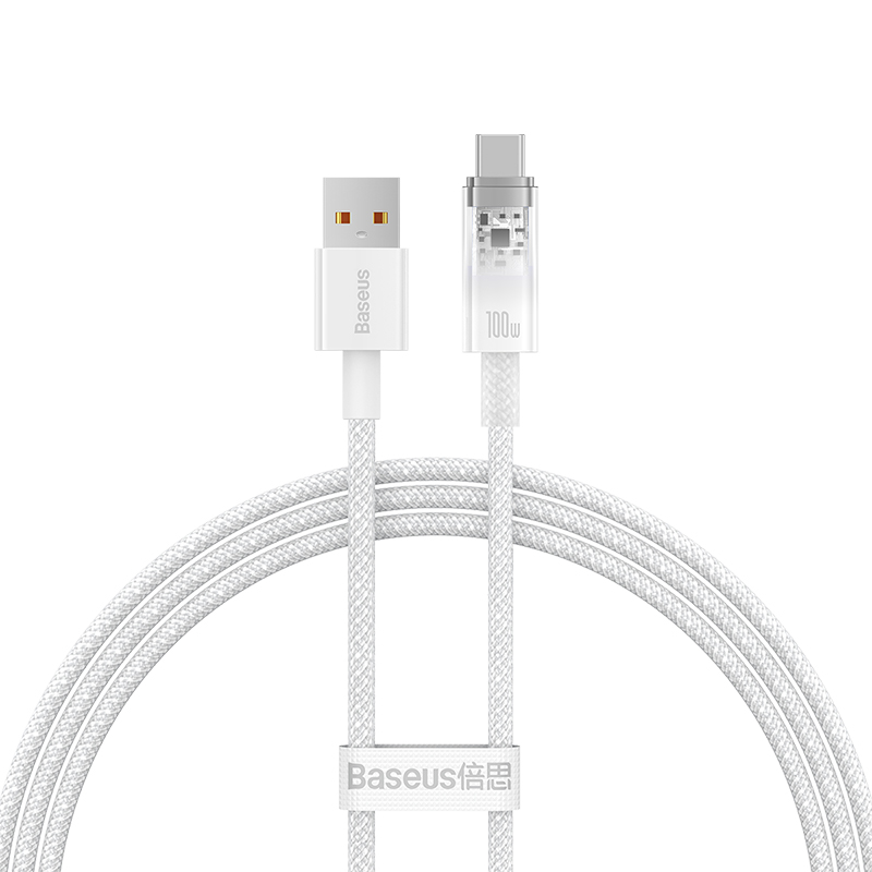 Cáp Sạc Nhanh Baseus Explorer Series USB to Type-C 100W | Tự Động Ngắt Khi Quá Nhiệt
