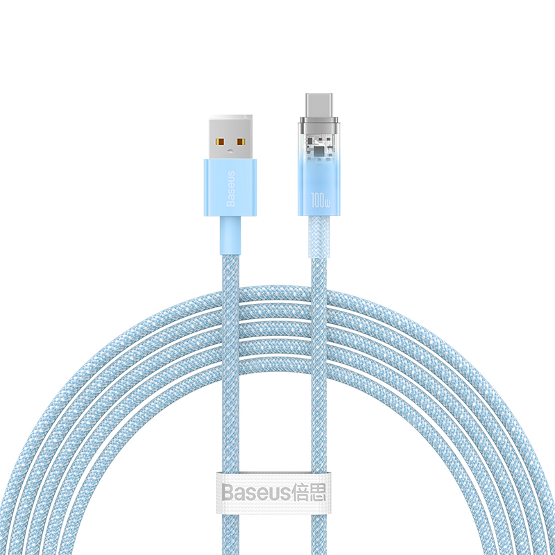 Cáp Sạc Nhanh Baseus Explorer Series USB to Type-C 100W | Tự Động Ngắt Khi Quá Nhiệt
