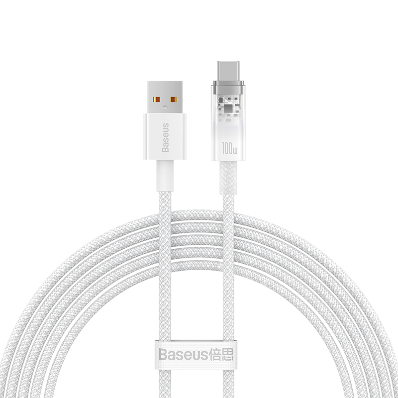 Cáp Sạc Nhanh Baseus Explorer Series USB to Type-C 100W | Tự Động Ngắt Khi Quá Nhiệt