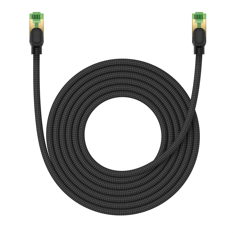 Cáp Mạng Baseus CAT8 40Gbps | Băng Thông 2000MHz, Chống Nhiễu, Chơi Game & Streaming