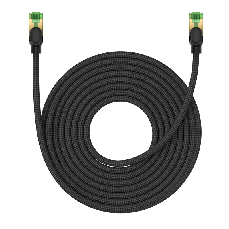 Cáp Mạng Baseus CAT8 40Gbps | Băng Thông 2000MHz, Chống Nhiễu, Chơi Game & Streaming