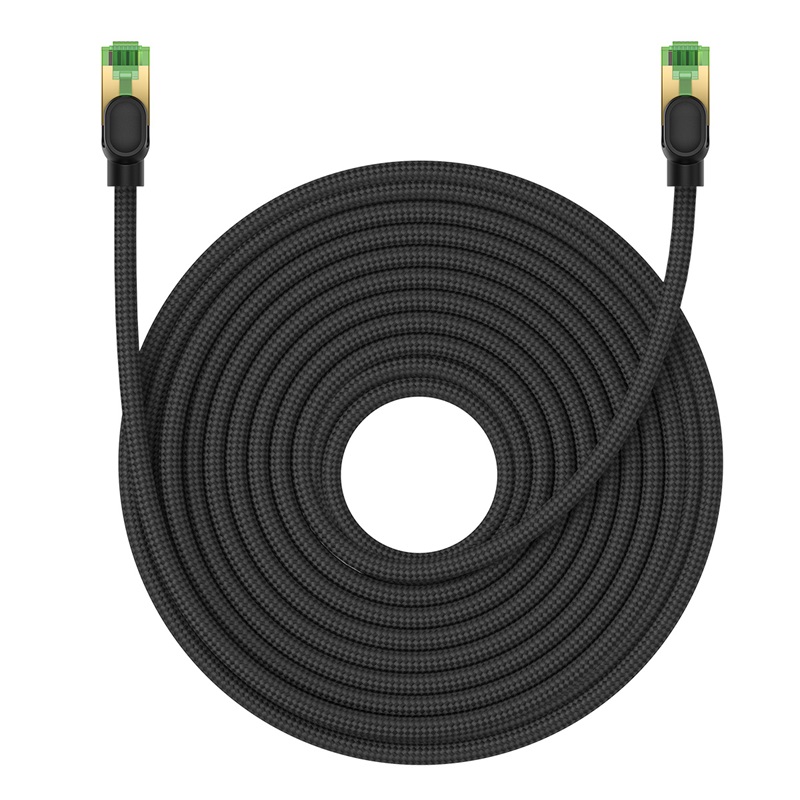 Cáp Mạng Baseus CAT8 40Gbps | Băng Thông 2000MHz, Chống Nhiễu, Chơi Game & Streaming