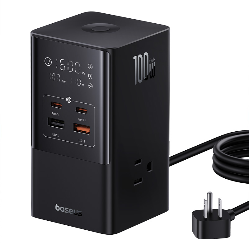 Trạm Sạc Nhanh Để Bàn Baseus 100W 7 trong 1 | Sạc Cùng Lúc Laptop & Điện Thoại, Tự Ngắt An Toàn 0.1s