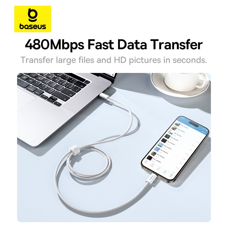 Cáp Sạc Baseus Dynamic 3 100W Type-C to Type-C | Thế Hệ Mới, Chip E-Marker, Bền Bỉ