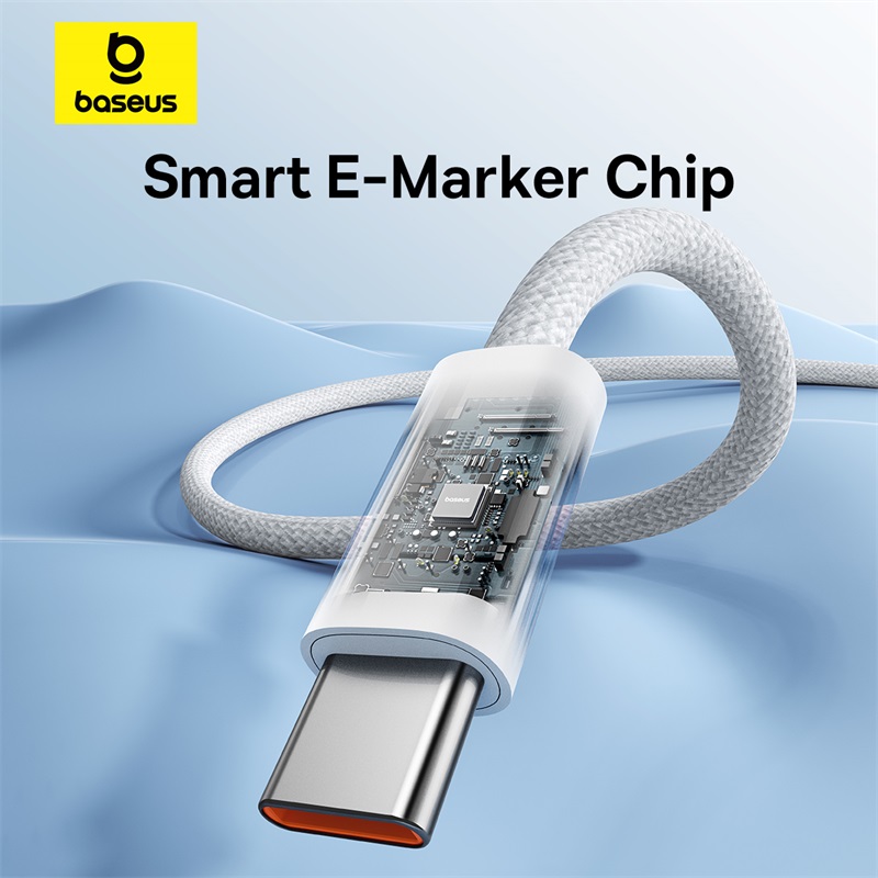 Cáp Sạc Baseus Dynamic 3 100W Type-C to Type-C | Thế Hệ Mới, Chip E-Marker, Bền Bỉ